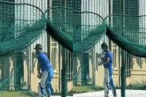 IPL 2022 : एमएस धोनी ने आईपीएल के लिए शुरू किया अभ्यास, सामने आईं तस्वीरें