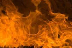 संभल: शॉर्ट सर्किट से दुकान में लगी आग, 60 हजार का माल जला