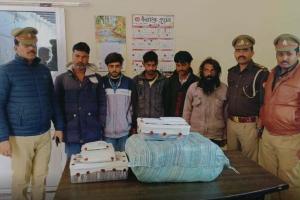लखनऊ पुलिस ने पांच गांजा तस्करों को दबोचा, 15 किलो गांजा और 6.50 लाख रकम हुई बरामद