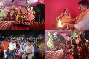 बहराइच: थानाध्यक्ष ने दुर्गा मंदिर का कराया जीर्णोद्धार, पूरी रात हुआ सांस्कृतिक कार्यक्रम