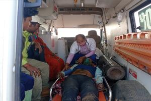 बहराइच: पाड़ ढहने से राजगीर और श्रमिक समेत चार घायल, किया गया लखनऊ रेफर