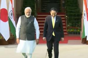 जापानी प्रधानमंत्री पीएम मोदी से शिखर वार्ता के लिए भारत पहुंचे