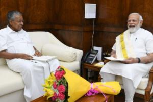 केरल के मुख्यमंत्री विजयन ने प्रधानमंत्री मोदी से मुलाकात की, विभिन्न मुद्दों पर हुई चर्चा