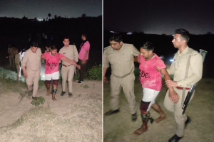रामपुर : मुठभेड़ के बाद पुलिस ने दो पशु तस्करों को पकड़ा, एक के पैर में लगी गोली