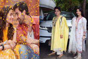 Ranbir-Alia Wedding: हल्दी के लिए नीतू कपूर के साथ पहुंचे कई स्टार्स