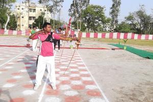 बाराबंकी: पीएसी परिसर में हुई तीरंदाजी स्पर्धा में सीतापुर के सतरोहण कुमार रहे अव्वल