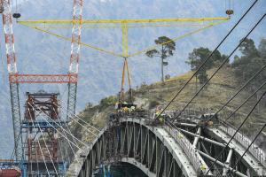 गरमपानी: 10 करोड़ की लागत से तैयार किया जा रहा 70 मीटर लंबा स्पान पुल