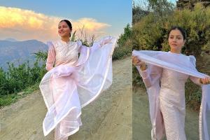 Rubina Dilaik Photos: देसी अंदाज में पहाड़ों की रानी बनीं छोटे पर्दे की बहू, हसीन वादियों में दिखा गजब का अंदाज