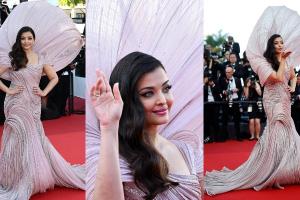 Cannes Film Festival  में Aishwarya Rai  ने Pink Gown में ढाया कहर, Red Carpet Look से जीता फैंस का दिल, देखें PHOTOS
