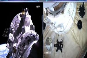 china: अंतरिक्ष यात्रियों के लिए आवश्यक सामान लेकर पहुंचा चीनी अंतरिक्ष यान