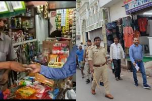 बहराइच: अधिकारियों ने दुकानों पर की छापेमारी, 20 किलो पॉलीथिन जब्त, हजारों का लगाया जुर्माना
