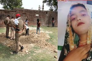 बहराइच: जिला मजिस्ट्रेट के निर्देश पर पुलिस ने 32 दिन बाद कब्र से बाहर निकलवाया विवाहिता का शव