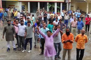बरेली: उदयपुर हत्याकांड को लेकर हिंदू संगठनों में बढ़ा आक्रोश, बजरंग दल और VHP ने किया विरोध प्रदर्शन