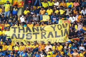 AUS Vs SL : मैदान श्रीलंका का और नारे ऑस्ट्रेलिया के, इतना प्यार देख भावुक हुए कप्तान एरोन फिंच, देखें वीडियो