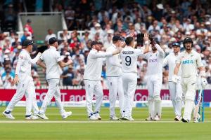 ENG vs NZ Lords Test : लॉर्ड्स में तेज गेंदबाजों का कहर, इंग्लैंड टीम 141 रन पर सिमटी
