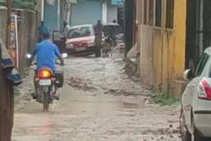अयोध्या : जोरदार बारिश के बाद चोक हुई नालियां, घरों में घुसा पानी