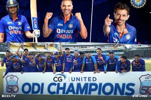 IND vs WI 3rd ODI : टीम इंडिया ने वनडे सीरीज में वेस्टइंडीज का किया सूपड़ा साफ, शुभमन गिल-युजवेंद्र चहल रहे जीत के हीरो