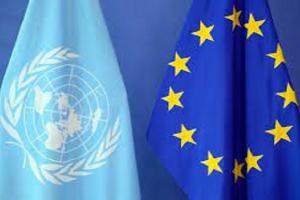 यूरोपीय संघ और संयुक्त राष्ट्र के बीच पहली उच्चस्तरीय वार्ता, संबंधों को मजबूत करने पर जोर