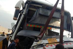 गाजियाबाद के पास डिवाइडर से टकराई काठगोदाम डिपो की वॉल्वो बस, चालक समेत 12 घायल