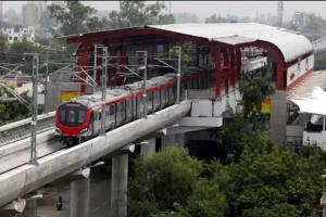 लखनऊ : लेखराज मेट्रो स्टेशन से छात्र ने लगाई छलांग, हालात नाजुक