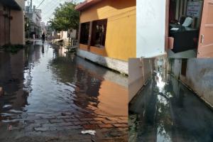 बहराइच: घसियारीपुरा मोहल्ले में बिना बारिश भरा पानी, नगर पालिका अध्यक्ष और ईओ का नहीं जा रहा ध्यान