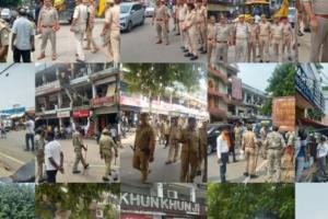 लखनऊ: भूतनाथ मार्केट में नगर निगम और पुलिस की संयुक्त टीम ने चलाया अतिक्रमण हटाओ अभियान