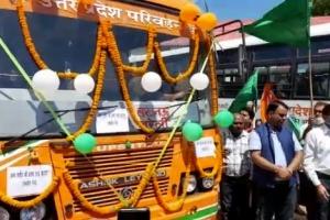 बरेली: आजादी के अमृत महोत्सव पर जिले को मिली दो बसों की सौगात, स्वतंत्रता सेनानियों के नाम से चलेंगी बसें