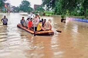 मध्यप्रदेश बाढ़: विदिशा जिले से करीब 200 लोगों को बचाया गया