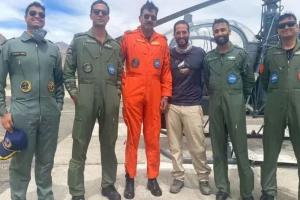 भारतीय वायुसेना ने लद्दाख में इजराइली व्यक्ति को बचाया