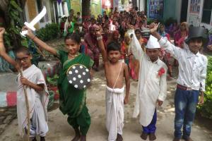 रायबरेली: जिले भर में मनाया गया ‘अमृत महोत्सव’, भारत माता के नारों से गूंजे विद्यालय