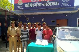 लखनऊ: बैंक एटीएम से बैटरी चोरी करने वाले गिरोह का भंडाफोड़, पुलिस ने चार को रंगेहाथ दबोचा