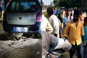 बहराइच: अनियंत्रित कार सरयू नहर में गिरी, चालक लापता
