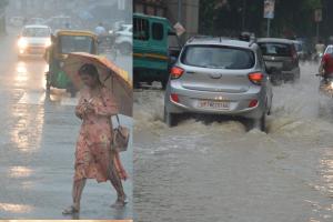 कानपुर: बारिश ने एक दिन पहले कराया आजादी के जश्न का अहसास, जगह जगह हुआ जलभराव
