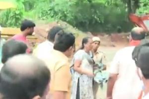 कर्नाटक : भाजपा विधायक ने महिला को झिड़का, सवाल पूछने पर हिरासत में ली गई