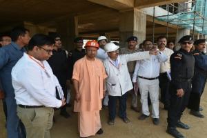 बिजनौर : मुख्यमंत्री ने किया निर्माणाधीन मेडिकल कॉलेज का निरीक्षण