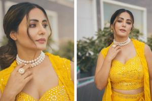 Hina Khan Photos : येलो ड्रेस में कयामत ढा रहीं हिना खान, सादगी पर फिदा हुए फैंस