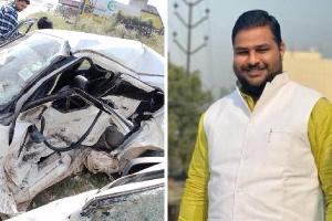 सड़क दुर्घटना में मेरठ के भाजपा नेता की मौत, भतीजा घायल