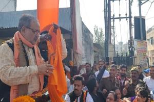 Rampur By-Election : भाजपा प्रदेश अध्‍यक्ष बनने के बाद पहली बार रामपुर पहुंचे भूपेंद्र सिंह चौधरी, हुआ भव्य स्वागत