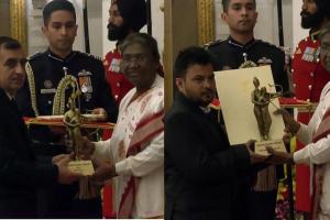 राष्ट्रपति द्रौपदी मुर्मू ने इन खिलाड़ियों को प्रदान किए राष्ट्रीय खेल और साहसिक पुरस्कार
