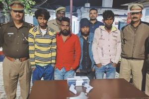 शाहजहांपुर: पुलिस को मिली सफलता, मुठभेड़ में चार शातिर बदमाश गिरफ्तार