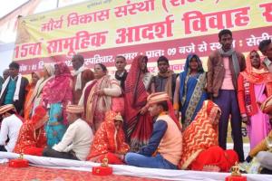 बरेली: मौर्य विकास संस्था ने कराया 15 वां सामूहिक विवाह