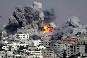 Gaza Attack : फिलिस्तीनी उग्रवादियों के रॉकेट हमले के जवाब में इजराइल ने गाजा पर की बमबारी 