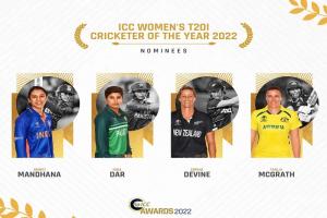 ICC Awards 2022 के लिए Nominees की लिस्ट जारी, दौड़ में स्मृति मंधाना अकेली भारतीय, देखें पूरी लिस्ट 