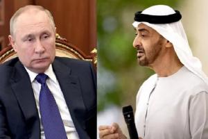 रूस और यूएई के राष्ट्रपतियों ने की द्विपक्षीय सहयोग पर चर्चा 