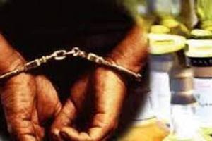 मऊ के सरायलखंसी क्षेत्र में 10 लाख की अवैध शराब बरामद, दो गिरफ्तार
