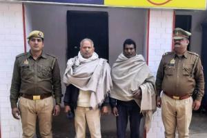 सुल्तानपुर: चेकिंग के दौरान पुलिस के हत्थे चढ़े गैंगस्टर के दो आरोपी 