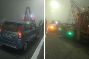 Agra Lucknow Expressway पर Kannauj में दर्दनाक हादसा, कार और ट्रक की भिड़ंत में ईओ समेत तीन की मौत