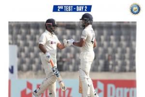 IND vs BAN 2nd Test Day 2 : टीम इंडिया की पहली पारी 314 पर सिमटी,  बांग्लादेश के स्टंप तक बिना विकेट गंवाए सात रन