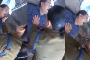 Video: राहगीर को हार्ट अटैक आने के बाद MP की पुलिसकर्मी ने CPR देकर बचाई जान