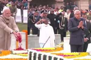 PM मोदी और अमित शाह ने महात्मा गांधी को पुण्यतिथि पर किया नमन 
